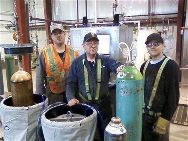 Chris, Paul & Kyle at Linde Canada, Calgary, Alberta, Canada