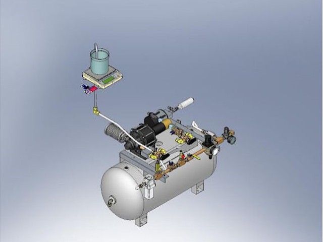 Automated test system pressure and expansion circuit components.